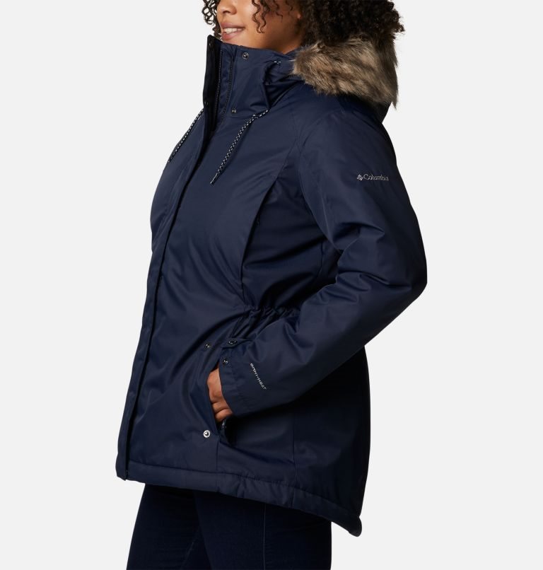 Jachete Izolate Columbia Suttle Mountain II Dama Bleumarin | Plus Size LG9A7M801